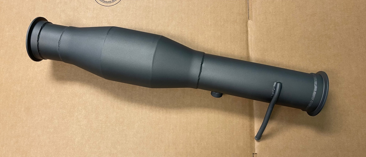 Mid Pipe w/ 200cell Cat Cerakoted