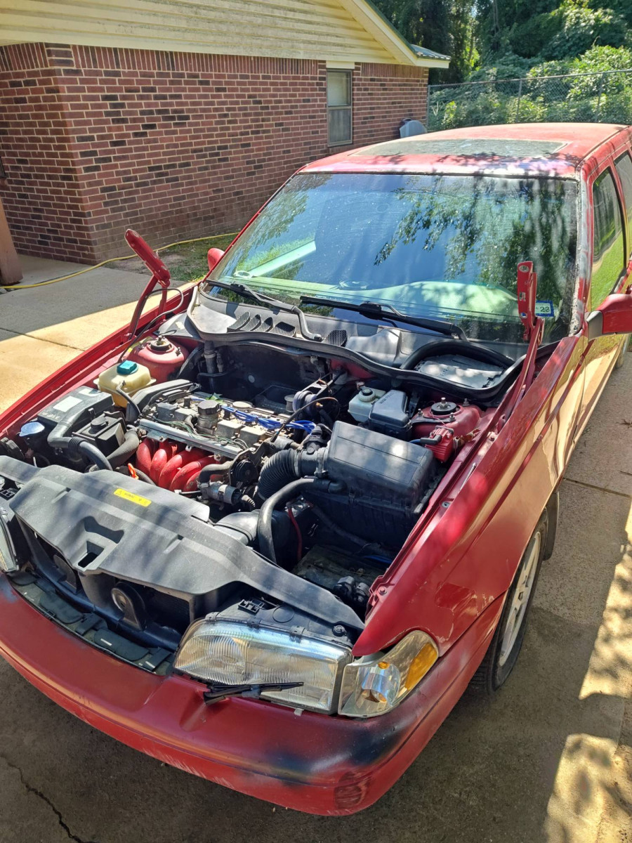 Current state of the Volvo.