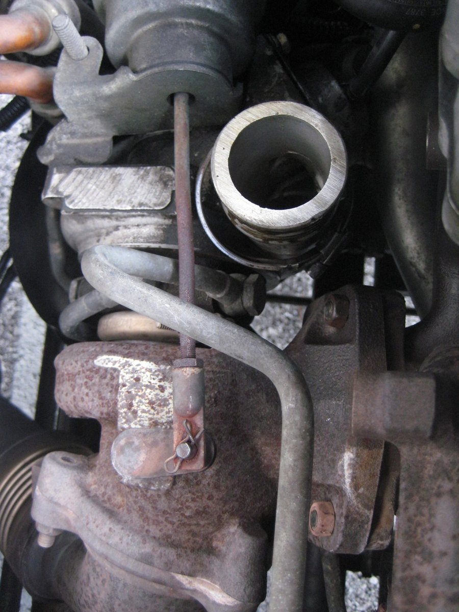 CBV housing is located at 2'o clock position from the turbo outlet.