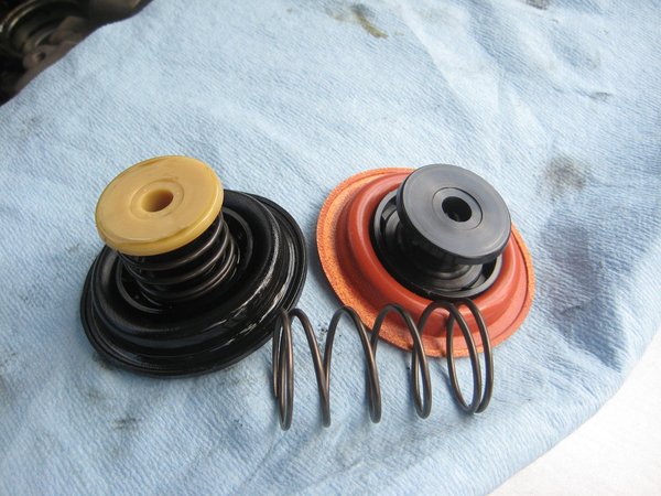 diaphragm and spring