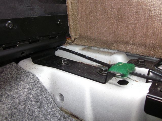 *Picture of rear deck bolts