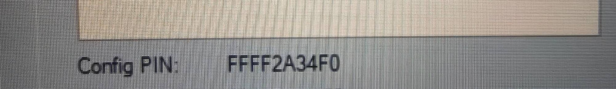 This is the real pin extracted from p3tool