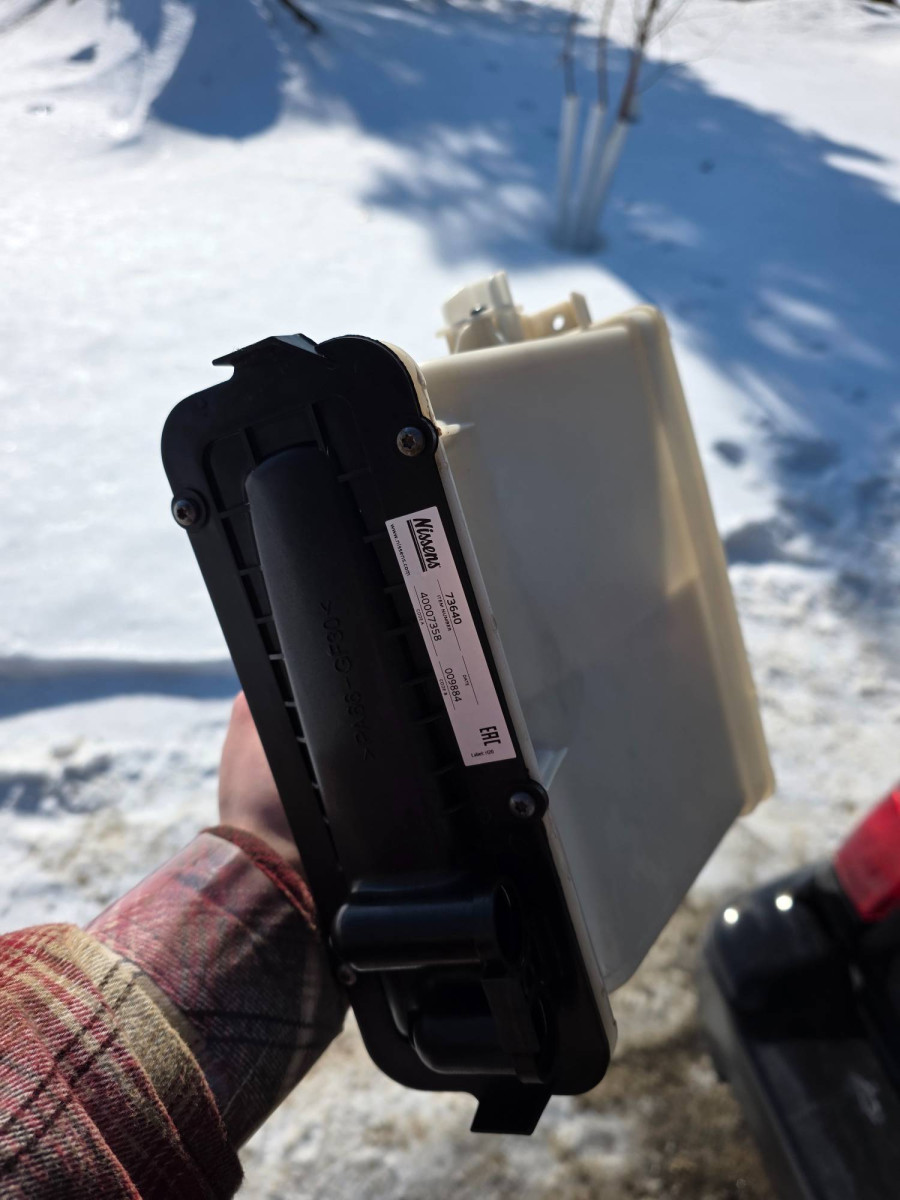 New Nissens heater core