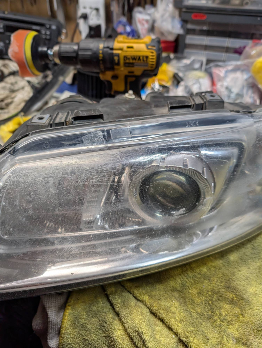 sanding and polish center top