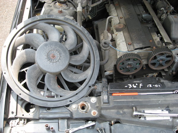 Fan laying off to side.