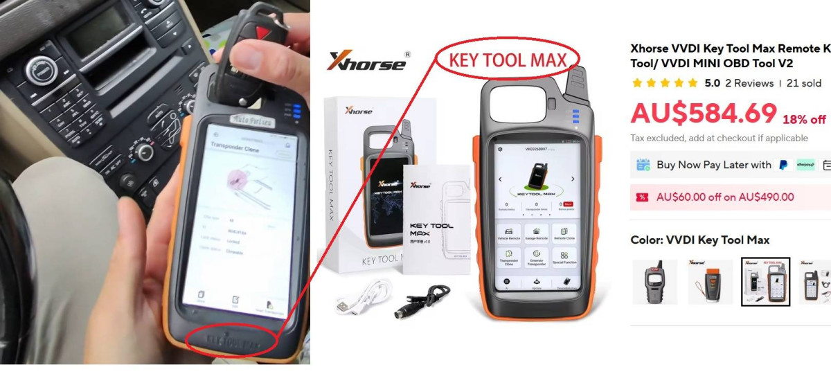volvo key transponder clone