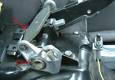 console parking brake adjustment