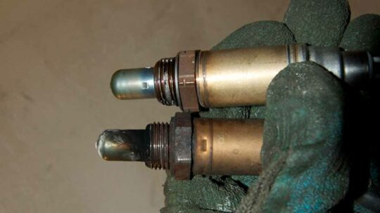 O2 sensor new vs. old