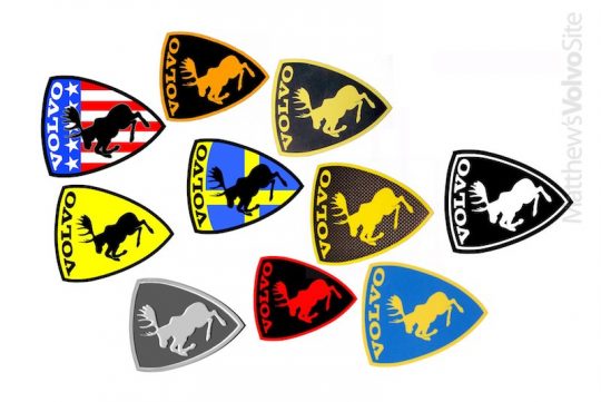 Prancing Moose Stickers