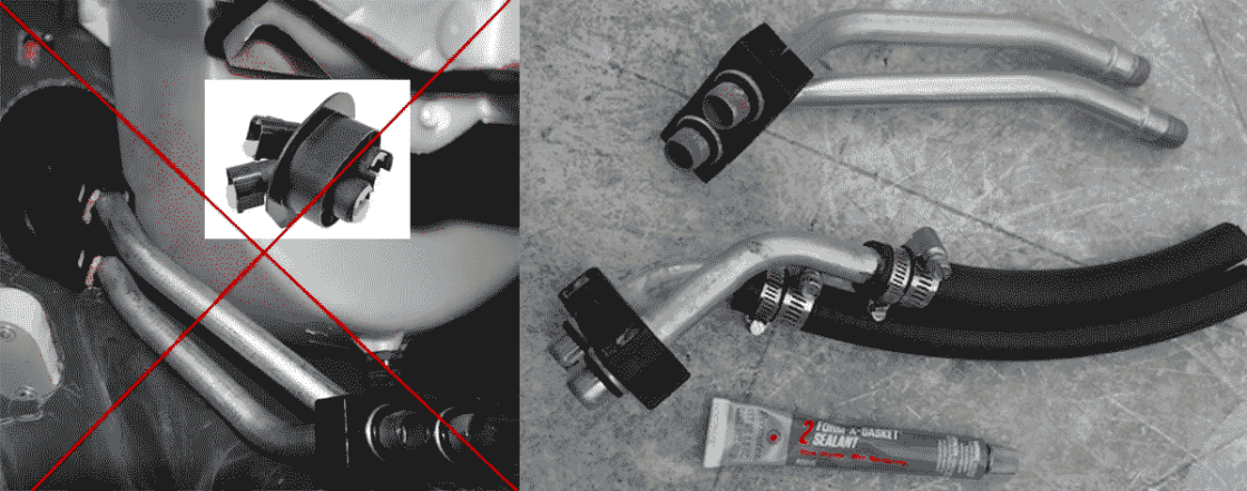 Heater Core Hose Firewall -