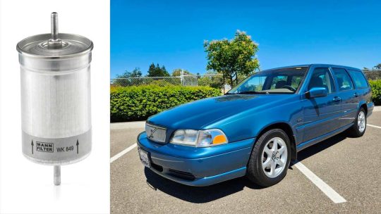 V70 Fuel Filter Replace -
