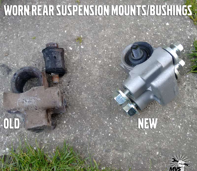 Worn Rear Suspension Mounts 2 -