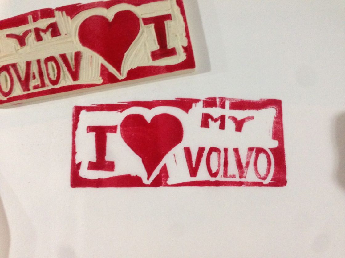 Volvo Block Print 5 -