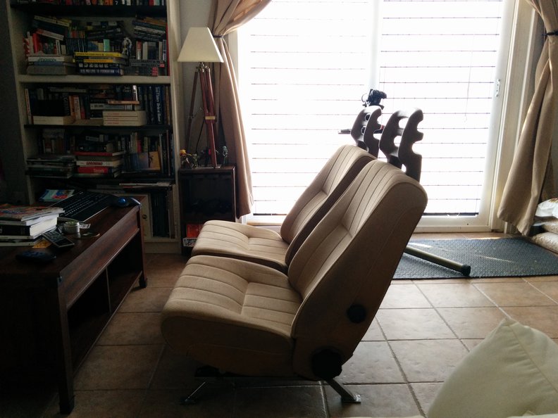 Volvo 240 seats as furniture!
