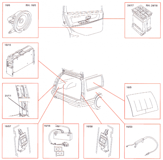 S70 V70 XC70 C70 Amp Wiring -