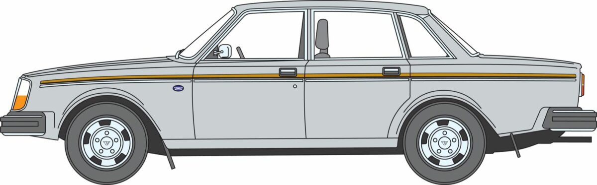 Volvo 240 illustration, side