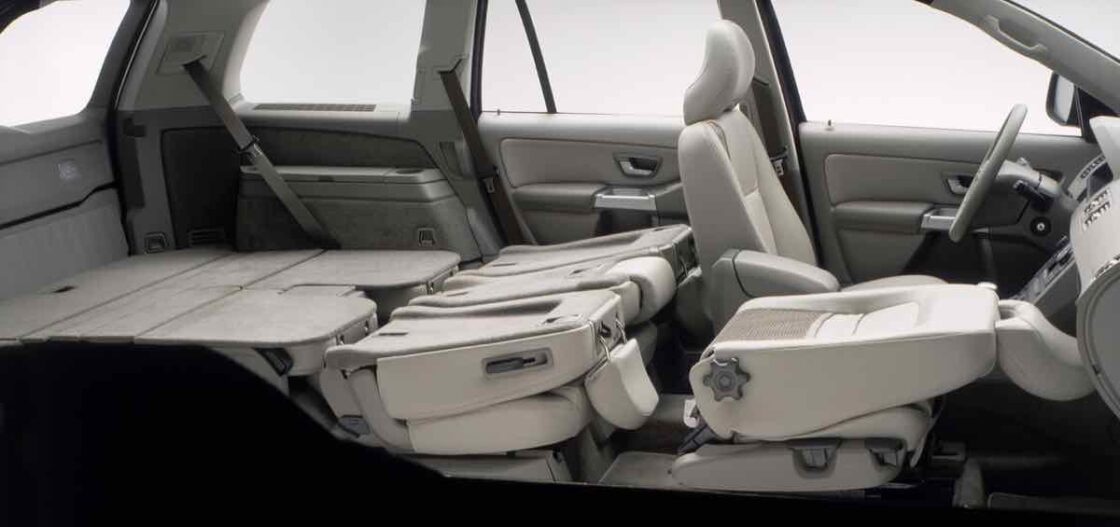 Volvo XC90 Interior All Passenger Seats Folded -