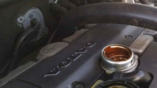 Smoking Dipstick Oil Filler Tube -