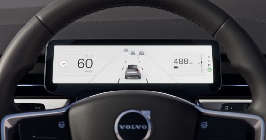 Volvos EX90 Instrument Cluster -