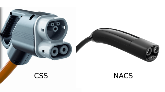 CCS vs NACS charging ports