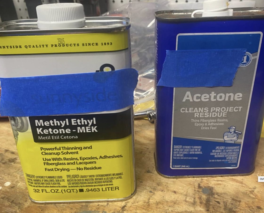 MEK and Acetone