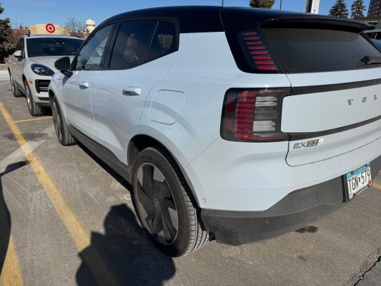 powder blue over light grey EX30